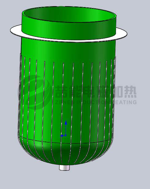 反應(yīng)釜電磁加熱結(jié)構(gòu)